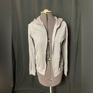 Juicy Couture Gray Long Sleeve Sweatsuit Hoodie Jacket Large
